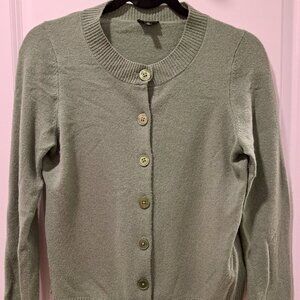 TALBOTS | Pure Cashmere Cardigan Sweater Petite Medium